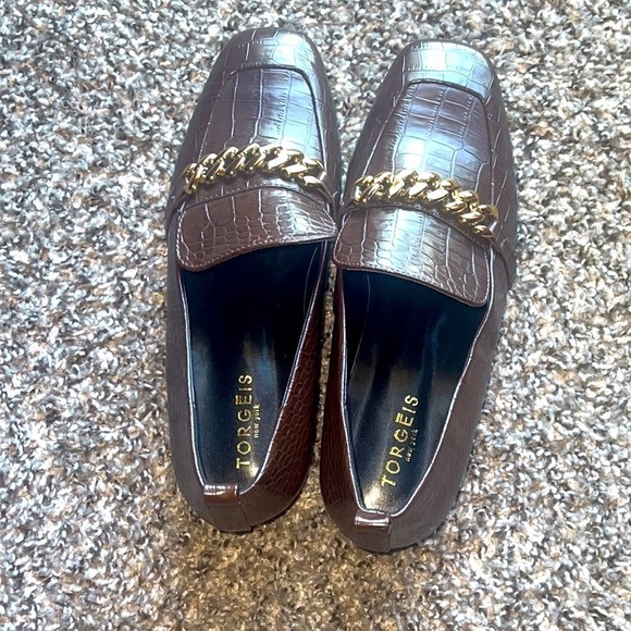 Torgeis Women's Vain Loafer Color Brown Size 8.5 brand new - Picture 2 of 8